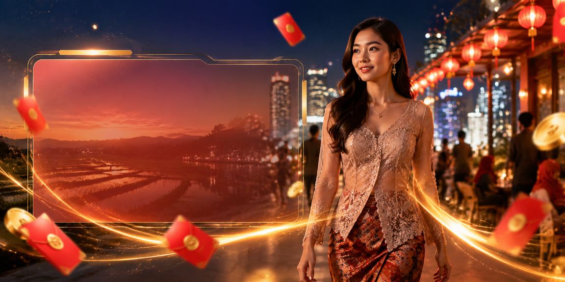 Sampul merah bonus selamat datang ae4 gaya tradisional Malaysia dari Kedah