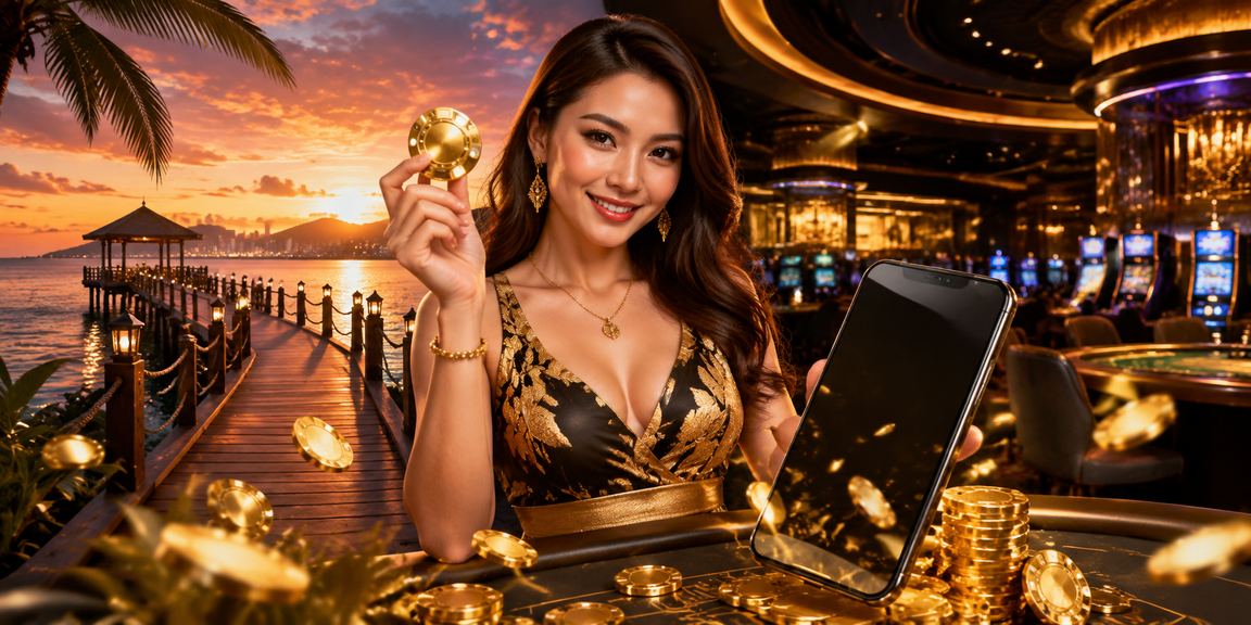 Pemain menikmati permainan slot mudah alih di Pulau Pinang melalui ae4